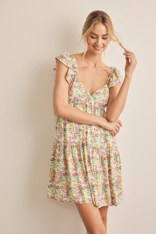 for the frill floral dress